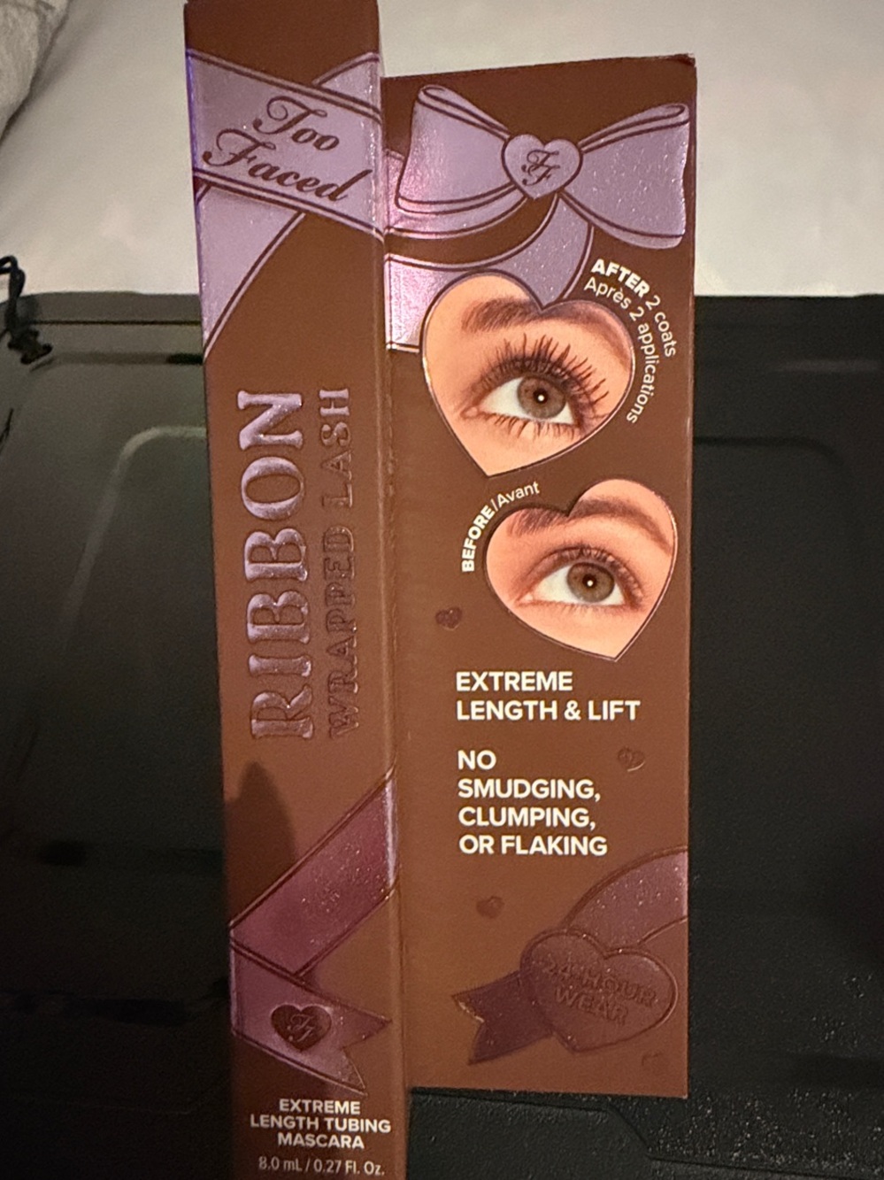 Too Faced Ribbon Wrapped Lash Mascara — warm Brown